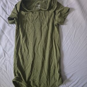 Kyte BABY Olive Green Bodysuit